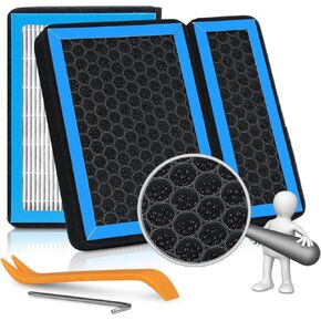 CF12436 Cabin Air Filter HEPA with Activated Carbon Compatible with SUBARU ASCENT 2019-2023,CROSSTREK 2018-2023,IMPREZA 2017-2023,LEGACY 2020-2024,OUTBACK 2020-2024