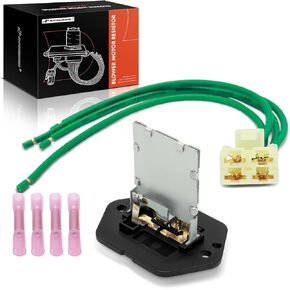A-Premium HVAC Blower Motor Resistor with Wire Harness Kit Compatible with Kia & Hyundai Vehicles - Sportage 2008-2010, Spectra 2004-2007, Spectra5 2005-2007, Tucson 2006-2009 - Replace# 971282D200