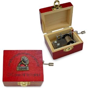 Small O Come All Ye Faithful Wood Music Box Gifts for Christian Women Men Religious Wooden Boxes Presents: Women, Men, Kids, Mom, Dad, Easter, Christmas, Birthday, Baptism, Christening Gift