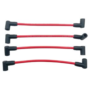 4Pcs 12" Spark Plug Ignition Coil Wires Compatible with OMC Johnson Evinrude V4-V6 10-235 HP Outboard Motors Interchangeable with 582365,Replace for 18-8818