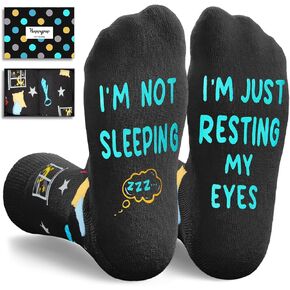 HAPPYPOP Birthday Gifts For Men - Father Day Gifts Socks, Gifts For Dad Husband Grandpa Grandparents, Gifts For Older Men Old People, Christmas Stocking Stuffers
