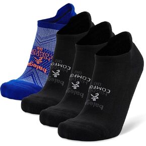 Balega Hidden Comfort Performance No Show Athletic Running Socks for Men and Women (4-Pack)