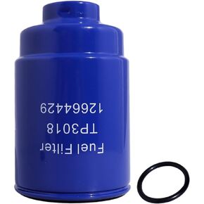 6PCS TP3018 12642623 Fuel Filter (Blue) Compatible with 6.6 Duramax Diesel Chevy Silverado/GMC Sierra 2500HD 2001-2016 3500HD 2007-2016 Express/Savana 2500 3500 4500 2012-2016 Diesel Engine