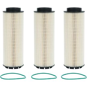 2277129 Fuel Filter Water Separator Compatible with Paccar MX-13 MX13 Engine Peterbilt DAF Kenworth Trucks Replaces 2277129PE 1852006 1852006PE 2133096 2133096PE 2164463 2164463PE(set of 3)