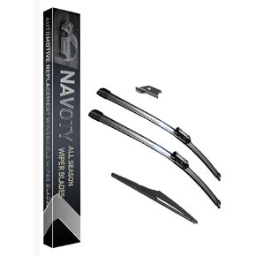 3 Factory Wiper Blades Replacement for Lexus RX350 2016-2023/ RX450h 2016-2023 Original Equipment Windshield Wiper Blades Set -26"+21"+16" (Set of 3) Top Lock