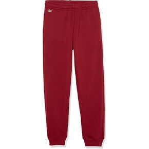Lacoste Mens Boys Classic Fleece Jogger Sweatsuit, Andrinople, 5T US