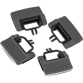 Motoforti Front Left Right AC Vent Air Conditioning Vent Outlet Tab Clips,for Mercedes-Benz GL320 2007-2009,Plastic,Gray,4 Pcs