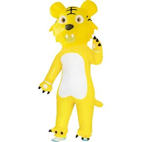 Inflatable Tiger Costume Adult Full Body Blow Up Halloween Cosplay