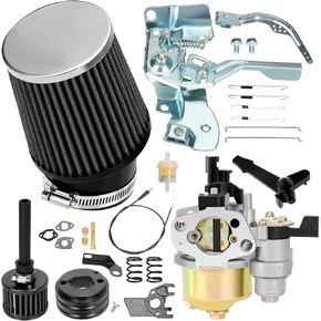 212 Carburetor Mini Bike Throttle Control Linkage Assembly Kit for Predator 224 196cc Engine Coleman BT200X CT200U CT200U-EX Baja Warrior MB200 Axis M200 GX160 6.5HP Go Kart Parts