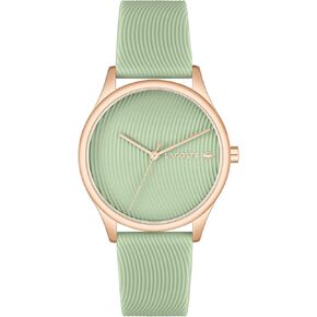 Lacoste Falda Women's 3H Quartz Watch, Silicone Wristband, Water Resistant up to 5ATM/50 Meters, Chic and Easy-to-Wear Timepiece for Her, 36mm
