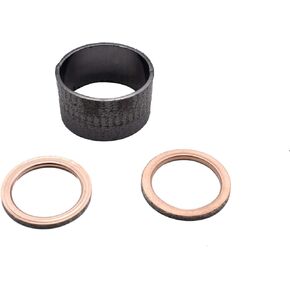Exhaust Pipe Muffler Gaskets Compatible for Yamaha Rhino 660 YXR660F 4X4 2004-2007