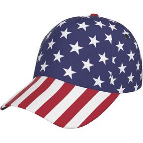 Baseball Cap United States Flag Hats Adjustable Size for Running Workouts and Outdoor Activities All Seasons for Men Or Women
