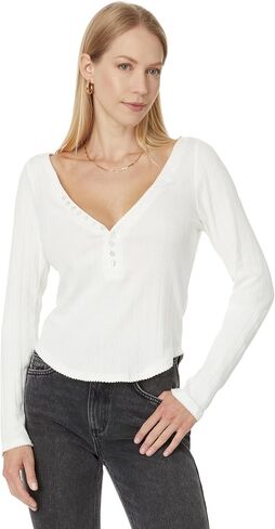 Free People Women's Coffee Chat Long Sleeve in Saudi Arabia