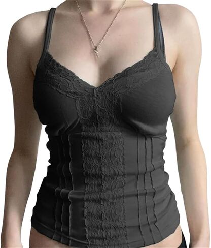 قميص بدون أكمام Goth للنساء Y2k Harajuku Summer Rave Punk Outing Out in Kuwait