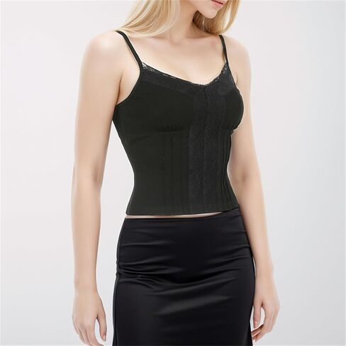 قميص بدون أكمام Goth للنساء Y2k Harajuku Summer Rave Punk Outing Out in Kuwait