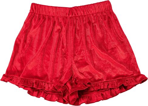 Womens Velvet Ruffle Short in Saudi Arabia