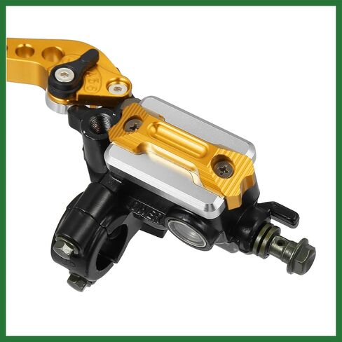 Motoforti 1 Pair 7/8" 22mm Universal Motorcycle Dual Hydraulic Handlebar Brake Master Cylinder Clutch Lever for Harley for Honda for Kawasaki Gold Tone Long-lasting in Saudi Arabia