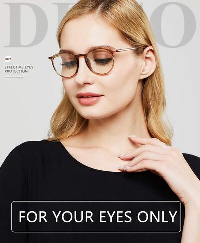 DUCO Superlight Blue Light Blocking Computer Reading and Gaming Eyewear Glasses,Anti Blue Light 100% UV Protection 305 in Saudi Arabia