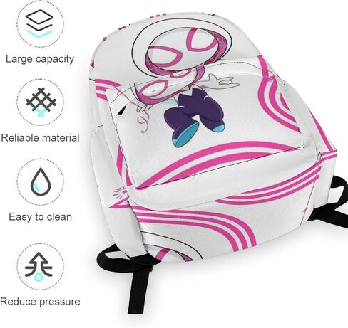 حقيبة ظهر لطيفة جوست جوين للأطفال، حقائب كتب مدرسية خفيفة الوزن كاجوال للسفر Grl Pwr Daypack حقيبة كمبيوتر محمول للنساء والرجال والكليات والمدرسة الثانوية والسفر والأعمال، LCBBAG3 in Saudi Arabia