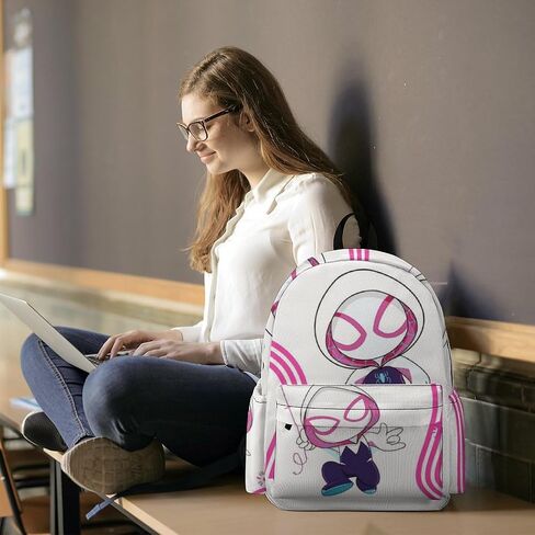 حقيبة ظهر لطيفة جوست جوين للأطفال، حقائب كتب مدرسية خفيفة الوزن كاجوال للسفر Grl Pwr Daypack حقيبة كمبيوتر محمول للنساء والرجال والكليات والمدرسة الثانوية والسفر والأعمال، LCBBAG3 in Saudi Arabia