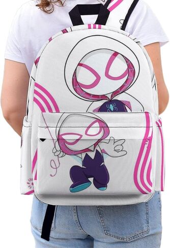 حقيبة ظهر لطيفة جوست جوين للأطفال، حقائب كتب مدرسية خفيفة الوزن كاجوال للسفر Grl Pwr Daypack حقيبة كمبيوتر محمول للنساء والرجال والكليات والمدرسة الثانوية والسفر والأعمال، LCBBAG3 in Saudi Arabia
