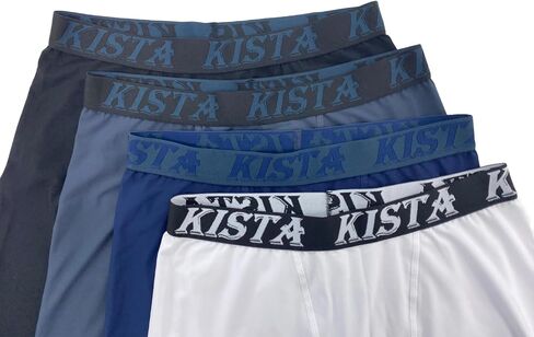 KISTA 3 Pack Boys Youth UPF 50+ Compression Capri Baselayer, Cool Dry Running Tights, 4-Way Stretch Workout Leggings in Saudi Arabia