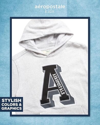 AEROPOSTALE Hoodie and T-Shirt Set - 2 Piece Pullover Hoodie Sweatshirt and Active Graphic Tee - Boys Activewear Tops (8-16) in Kuwait