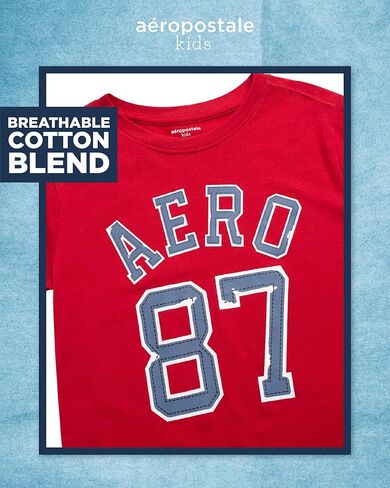 AEROPOSTALE Hoodie and T-Shirt Set - 2 Piece Pullover Hoodie Sweatshirt and Active Graphic Tee - Boys Activewear Tops (8-16) in Kuwait