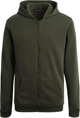 Coney Island Boys' Active Sweatsuit - 2 Piece Fleece Zip Hoodie Sweatshirt and Jogger Sweatpants - Activewear for Boys (5-16) in Kuwait