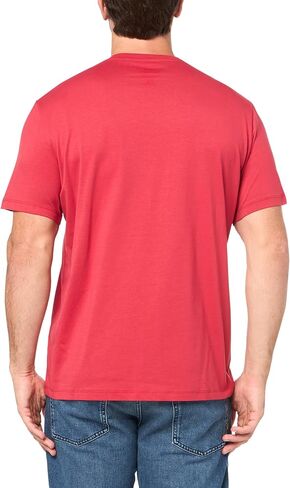 Armani Exchange Men's Regular Fit Cotton Embossed Ax Logo Tee in Saudi Arabia