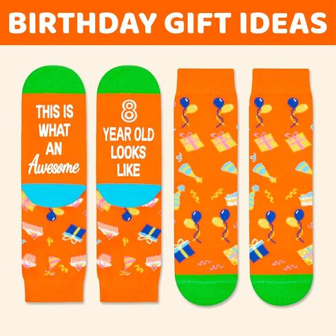 Zmart 10 Year Old Birthday Gifts Ideas for Girls - Socks for Kids Age 10, Ten Year Old Gifts for Tween Girls Boys, Presents for 10 Year Olds in Saudi Arabia