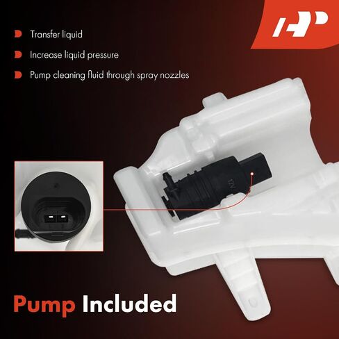 A-Premium Windshield Washer Reservoir Compatible with Select Chevrolet Models - Sonic 2012-2020, Sedan, with (Cap/Washer Pump/Hose/Filler Neck/Bracket) - Replace# 14915501, 95229337PFM in Saudi Arabia