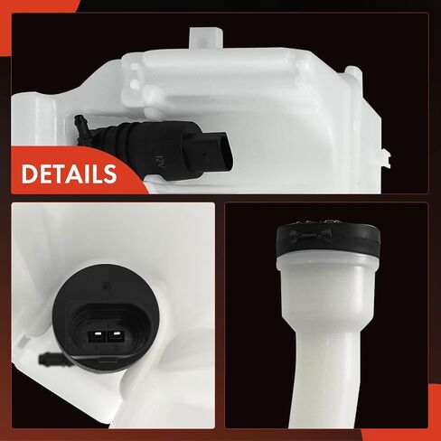 A-Premium Windshield Washer Reservoir Compatible with Select Chevrolet Models - Sonic 2012-2020, Sedan, with (Cap/Washer Pump/Hose/Filler Neck/Bracket) - Replace# 14915501, 95229337PFM in Saudi Arabia