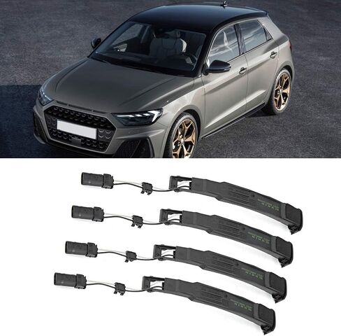 مقبض الباب الداخلي من KIMISS، 4 قطع مفتاح مستشعر مقبض الباب الخارجي مناسب لـ A1 A4 Avant A6 4G8927753 in Saudi Arabia