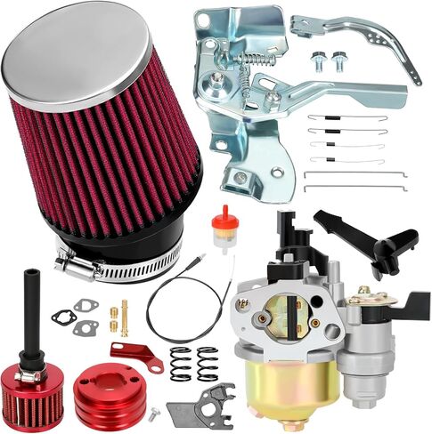 212 المكربن ​​دراجة صغيرة خنق التحكم الربط عدة الجمعية لالمفترس 224 196cc محرك كولمان BT200X CT200U CT200U-EX باجا المحارب MB200 محور M200 GX160 6.5HP الذهاب كارت أجزاء in Saudi Arabia