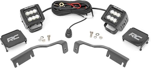 مجموعة مصابيح LED للخندق مقاس 2 بوصة من Rough Country لسيارة Nissan Frontier 22-24 | فيضان - 71065 in Saudi Arabia