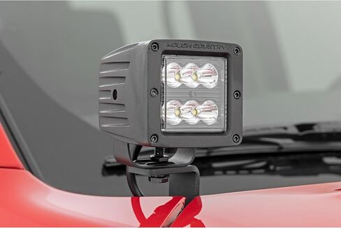 مجموعة مصابيح LED للخندق مقاس 2 بوصة من Rough Country لسيارة Nissan Frontier 22-24 | فيضان - 71065 in Saudi Arabia