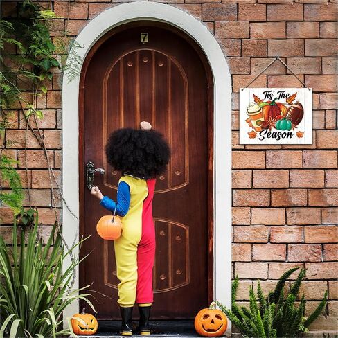 We're Dying to See You Front Door Welcome Sign for Halloween House Decor Wooden Hanging Signs for Halloween Party Supplies Cute Halloween Signs Wall Art Gifts for Neighbors Friends Coworkers - JK0340 in Saudi Arabia