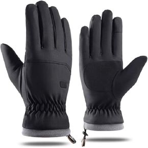 Men and Women Ski Gloves Winter Cold Weather Gloves Touchscreen Warm Waterproof Gloves for Cycling, Running, Driving, Skiing