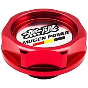 Car Modified Tank Covers Mugen Fuel Cap fit for Honda Oil Cap Civic Fit High Temperature High Pressure-Resistant Oil Cap Fuel Filter (red)