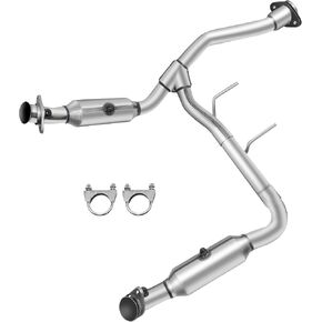 [2PS]FortunaFlow Catalytic Converter Compatible with Ford F-150 2011 2012 2013 2014 5.0L,Replace 30577 645252 30576 645251 9L3Z-5E212-F(EPA Compliant+standard)