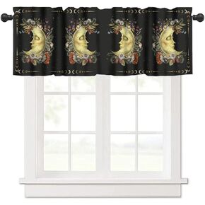 Rustic Farmhouse Window Valance Curtain, Vintage Western Farm Cow Rooster Red Barn Cabin Country Lodge Window Treatment Valances for Home Bedroom Living Kitchen Café Décor 54x18inch in Kuwait