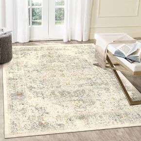 Runner Rug 2x6 Washable Rug Runners for Hallway Stain Resistant Kitchen Rugs with Non-Slip Backing Low Pile Rugs Laundry Room Rug for Bedroom, Sage