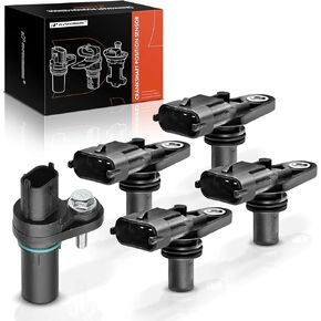 A-Premium 5-PC Engine Camshaft Crankshaft Position Sensors Compatible with Buick LaCrosse 2008, Allure 2007-2008 & Cadillac SRX, CTS, STS, 2007, 2.8L 3.6L, Replace # 12566848, 12590907