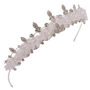 LIMELIA Women's Tiara - Crown for Henna Wedding Party | Glitter Hair Accessories for Bridal Birthday Pageant Prom Halloween Cos-play Costume Christmas Party, Princess Crowns | Crystal Glass Beads - Green