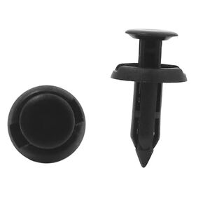 6mm Hole Dia Plastic Fastener Door Panel Clips Under Engine Splash Guard Rivet Fastener Clips Push Type Rivet Retainer Bumper Pin (100pcs)