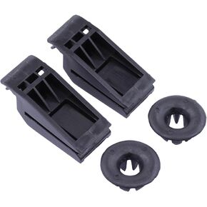 ApplianPar Hood Prop Rod Holder Retainer Clip and Grommet Kit for Honda Accord 2008-2012 Set of 2