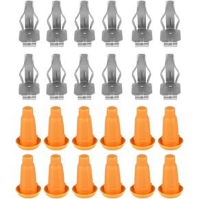 CULMKARI 12 Front Door Panel Frame Plugs & Door Panel Clips Repair Kit for 1964-1972 Chevy Chevelle 1967-1981 Pontiac Firebird 1967-1972 Oldsmobile Cutlass 1973-1975 Buick Apollo # 4853962 4500027