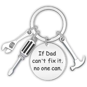 Father’s Day Gifts Dad Grandpa Uncle Keychain from Grandson Granddaughter Kids Niece Birthday Christmas Gifts for Men