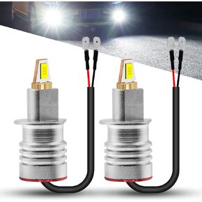 YEORO AC/DC 9-36V H11B LED Fog Light Bulbs White 6000K,2000LM 3570 CSP Chip H8B H9B LED Fog Light Bulbs for Fog Light, DRL, Tail lights.2-Pack.